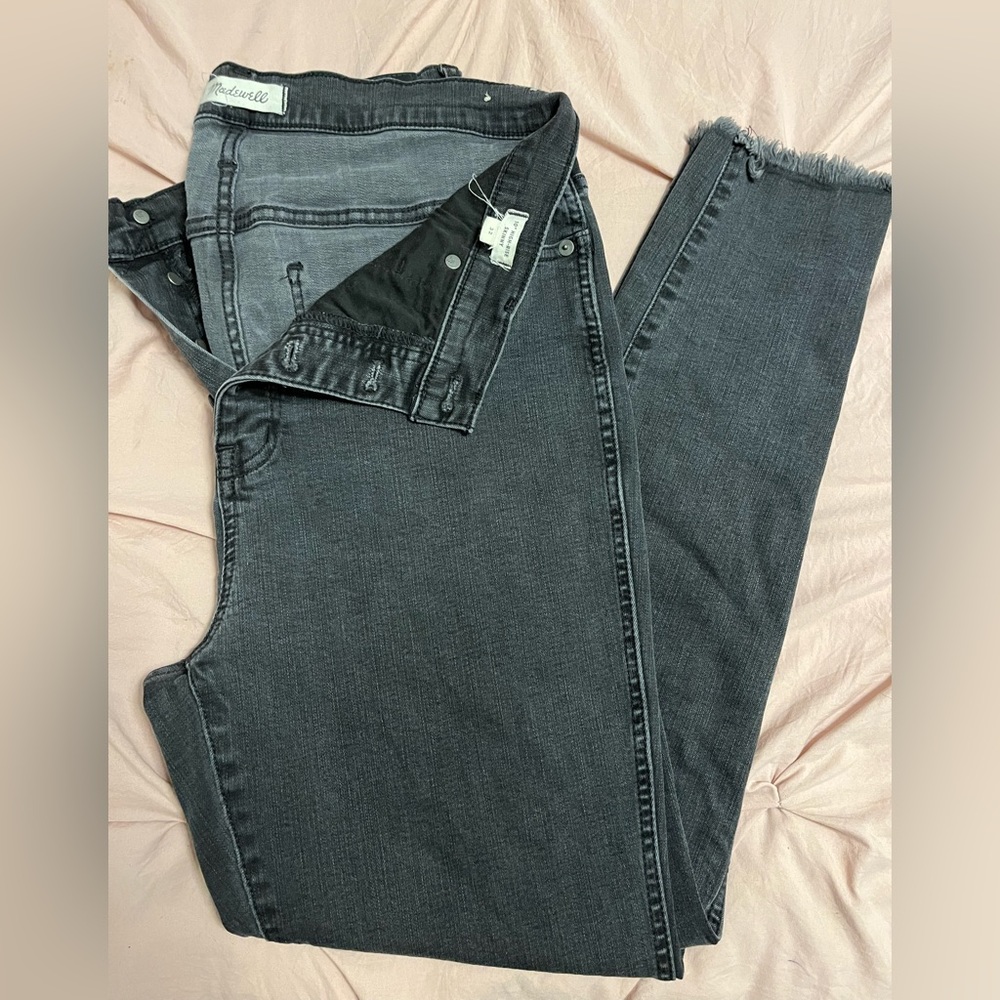 Black Madewell 10” Button Front High Rise size 32